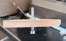 Side view of the joystick prototype