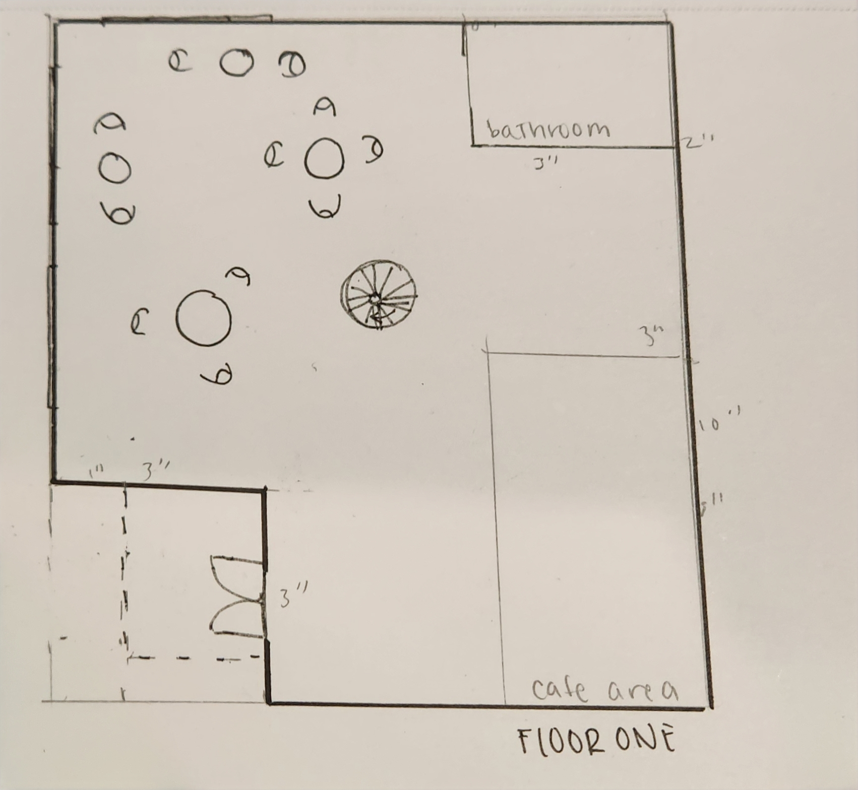 Drawn Floor Plan